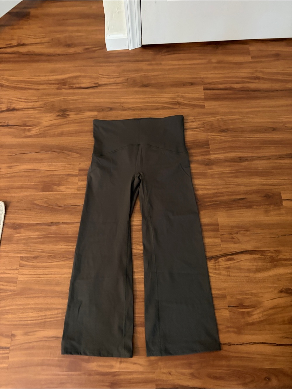 SPANX Kids Black High-Rise Wide-Leg Leggings